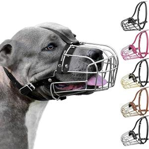 Dog Muzzle Metal Mask Steel