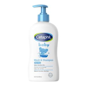 Cetaphil Baby Wash & Shampoo ,Tear Free, Paraben, Colorant and Mineral Oil Free, 13.5 Fl. Oz
