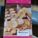 Ourokhome Cookie Press Icing Gun - Biscuit Maker Machine with 16 Discs and 6 Cake Decoration Tips (Red)