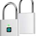 AICase Bluetooth Padlock - Fingerprint Lock, Smart Keyless Biometric Lock for Luggage, Suitcase, Backpack, Bike, School & Gym Lockers