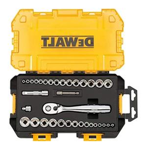 DEWALT DWMT73804 1/4" and 3/8" Drive Socket Set (34Piece)