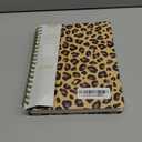 Taja Lined Spiral Notebook Journal for Work, 300 Pages Thick B5 (7.1"x10") College Ruled Journal for Women & Writing, Hardcover Notebook for Note Taking, Perfect for Office Home School Supplies, Leopard