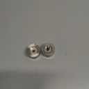 Ivilon End Cap Finials for Curtain Rods of 7/8 and 1 Inch Diameter Color Brushed Nickel