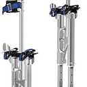 GCCSJ 18''-30'' Stilts for Adults Adjustable Heights Aluminum Work Stilts with Protective Knee Pads for Sheetrock Drop Ceiling Painting Painter or High Shrub Trimming