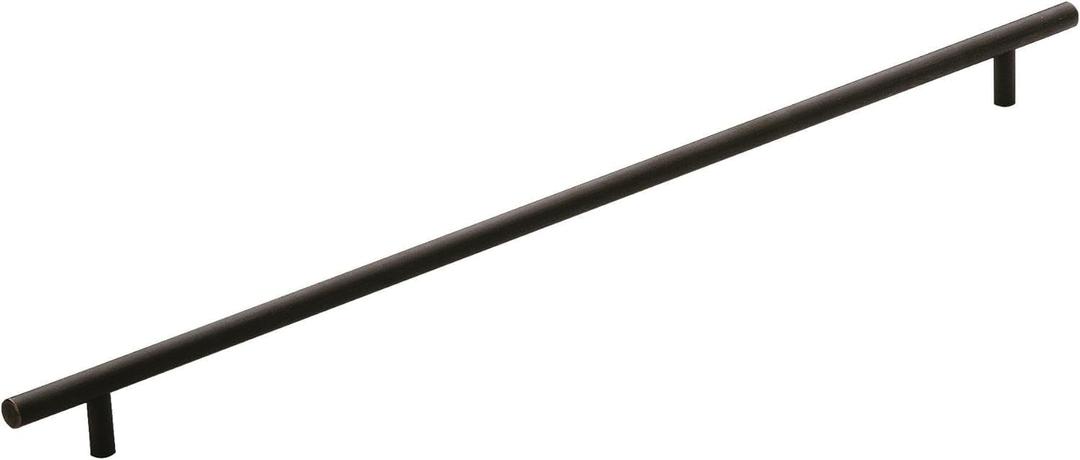 Amerock | Cabinet Pull | Oil Rubbed Bronze | 18-7/8 inch (480 mm) Center to Center | Bar Pulls | 1 Pack | Drawer Pull | Drawer Handle | Cabinet Hardware