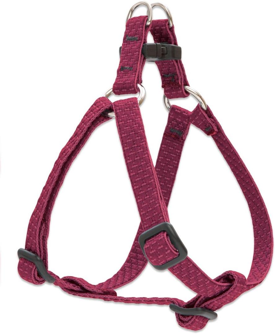 LupinePet Eco 1/2" Berry 10-13" Step In Harness for Extra Small Dogs