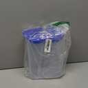 LocknLock Aqua Fridge Door Water Jug with Handle BPA Free Plastic Pitcher with Flip Top Lid Perfect for Making Teas and Juices, 3 Quarts, Blue (96 Ounces)