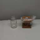 Handcrafted Amish Wooden Candy Dispenser Glass Jar Solid Oak Wood M&M's, Peanuts, Reese's Pieces, Skittles, Jelly Beans, Runts (Sorrel)