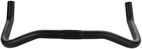 UPANBIKE Bike Bullhorn Handlebar Aluminum Alloy 25.4mm*390mm for Fixed Gear Bike Road Bike
