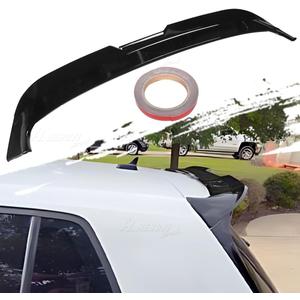 Rear Trunk Spoiler Lid Compatible with VW MK7 MK7.5 GTI/R 2014-2020 Rear Trunk Spoiler Lid, Glossy Black