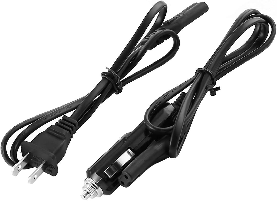 Power Cord for Electric Lunch Box, 12/24v for Car Use, 110v for Home Office Use, Lunch Box Food Heater Plug, Portable Electric Lunch Box Replaceable Power Cord