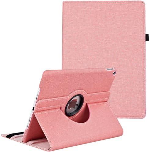 New Case for iPad 9.7 inch 2018 2017/ iPad Air 2 Case - 360 Degree Rotating Stand Protective Cover Smart Case with Auto Sleep/Wake for Apple iPad 5th/6th Generation (Denim Pink)
