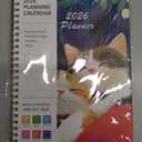 2026 Planner, Weekly and Monthly Calendar Agenda Book, Jan 2026 - Dec 2026, Hardcover Planning Academic Planner for Office School Supplies and Desk Accessories - A5 (6.3'' x 8.5'') (Cozy Cats)