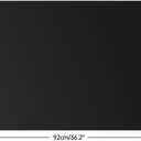 Extra Large Silicone Mat 24x36 Inch, 1.5mm Thick, Black, Cut-to-Fit, 36.2" x 24"