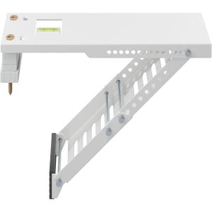AC Window Air Conditioner Support Bracket Heavy Duty, Window AC Bracket Universal for 5,000-12,000 BTU AC Units, Up to 85lbs, Ajustable Extender Leg