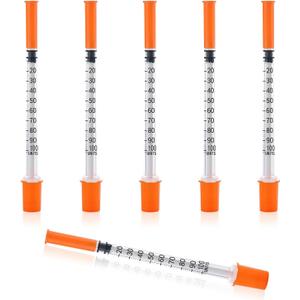 1ml 31G 1/4" 6mm Syringe, 1cc Syringes, Individually Wrapped, Pack of 100