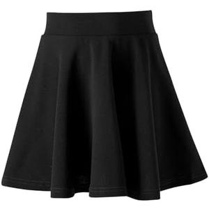 Hvididan Skirt for Girls,Uniform Pleated Skater Skirts Kids Casual Mini Flare Plain , size 150cm