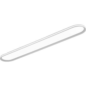47.1 Inch Metal LED Ceiling Light,Slim, Edge Lit - 65W Full Spectrum Linear Ceiling Lamps,6500K Cool White Modern Ultra Thin Low Profile Light Fixture for Kitchen, Home & Office Hallway