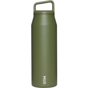 MiiR Wide Mouth Water Bottle - 32oz Insulated Water Bottle in Stainless Steel with Double Wall Vacuum Insulation, Leakproof Design, Keeps Drinks Hot or Cold