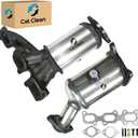 Catalytic Converter Compatible with Ford Explorer 2011-2013, 2011-2014 Ford Edge, Lincoln MKX 2011-2015 3.5L 3.7L V6 Catalytic Convertor Automotive Replacement (EPA Compliant)