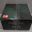 FOCUSLINE 32 Pack 12 OZ Plastic Wine Glasses, Stemless Disposable Wine Cups, Gold Rim Unbreakable Wine Glasses, Reusable Shatterproof Recyclable and BPA-Free Plastic Wine Cups