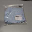 SOLY HUX Women's Frill Trim Tie Front Tube Top Sleeveless Strapless Ruffle Summer Tops (Blue, S)