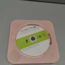 MICOCIOUS Portable CD Player with Bluetooth Desktop CD Player for Home CD Music Players with Remote Control,Timer,Built-in Dual Speakers with LED Display Home Audio Boombox FM Radio (Pink)