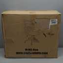 BestOffice | Ergonomic Office Chair | Mid-Back Swivel Desk Chair | Breathable Backrest & Lumbar Support | Adjustable Height | Sponge Seat | Rolling Wheels | Dark Black | for Adults & Women