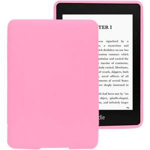 Case for All-New Kindle Paperwhite (12th Generation, 2024 Release) - Slim Fit TPU Gel Protective Cover Case for All-New Kindle Paperwhite E-Reader 7" (Pink)