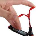 2Pcs Finger Scooter Mini,Mini Scooters Finger Board Accessories,Tiny Trick Scooter for Party Favors,Finger Training,Magic Kits and Accessories,This Product is not Suitable for Children Under 12