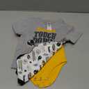 Gerber Baby NFL Team 3 Pack Short Sleeve Onesie Bodysuit (0-3 Months)