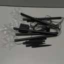 BRIGHTDECK Snowflake Solar Christmas Decorations Outdoor, 5 Pack LED Pathway Lights, Waterproof Snowflake Pathway Lights, Stake Lights for Christmas Garden Decor (5Pcs Cold White)