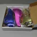 79STYLE 3pcs Knot Free Detangling Brushes for Kids' Curly Hair - No Tangles for Girls and Toddlers (Size 7.4 Inch - Gold)