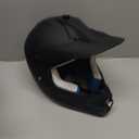 Youth Dirt Bike Helmet DOT Certified - Full Face Motorcycle Helmet for Off-Road, ATV, Street Riding, Includes Adjustable Goggles & Protective Gloves BLACK, Medium