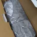 Sealy Heated Blanket Throw with Built-in Button Controller, Reversible Flannel to Sherpa Electric Blanket with 2-10 Hours Auto-Off & 4 Heating Levels, Over-Heat Protection, 50x60 inch, Light Grey
