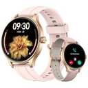 Fitpolo Smart Watch for Men Women, 1.27 HD Touchscreen, Bluetooth Call & Answer, IP68 Waterproof, 105+ Sports Modes, Fitness Tracker with Heart Rate/SpO2/Sleep Monitor, Smartwatch Gift for Husband