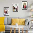 JCJMY 12x18 Picture Frame with 11x17 Mat, Display Photo 11x17 with Mat or 12 x 18 Without Mat, Wall Hanging Large 12 by 18 Poster Frame with Plexiglass, Black