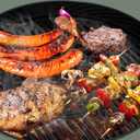 Onlyfire Cast Iron Grill Grate Replacement Gourmet BBQ System for Weber 22inch Kettle Charcoal Grills