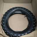 2.5-10" Off-Road Tire and Inner Tube Set, Dirt Bike Tire with 10-Inch Rim and 2.5/2.75-10 Dirt Bike Inner Tube Compatible with Honda CRF50/XR50, Suzuki DRZ70/JR50, and Yamaha PW50