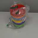 Ysglory 24 Packs Kid Plastic Bowls 10 oz Reusable Cereal Snack Bowls Microwave Dishwasher Safe Colorful Salad Dessert Soup Bowl Set 6 Colors