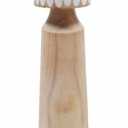 10 Inch Wood Candle HolderND 10 IN WOOD CANDLE HOLDER