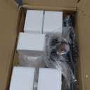 Zarbitta 3-Light Bathroom Light Fixtures, 17.23" Black Modern Vanity Lights with Clear Glass Shade, Bathroom Wall Lamp for Mirror Kitchen Living Room Hallway Cabinet Porch