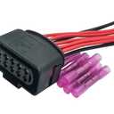 10 Pins 1J0973735 for Halogen Headlight Front Lamp Assembly Connector Plug 1J0 973 735