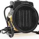 Outdoor Heaters for Patio, 1500W Electric Greenhouse Heater with 3S PTC Ceramic Fast Heating, Overheat Protection, 3 Modes for Outdoor, Patio, Greenhouse, Garage, Indoor, Yellow