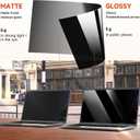 5 x Laptop Privacy Screen 13.3 Inch Compatible with Hp/ Dell/ Acer/ Samsung/ Asus/ Toshiba/ Sony/ Thinkpad, Removable 16:9 Aspect Privacy Filter Screen Protector for 13.3Inch Laptop, Anti Blue Light Glare