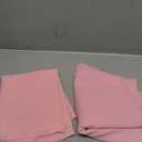 ShinyBeauty Pink Sheer Curtains 96 Inches Long Chiffon Backdrop Curtain 2PC 29x96-Inch Voile Sheer Window Drapery 2 Panel Sets Baby Pink Tulle Fabric Backdrop Drapes Chiffon Curtains Wedding