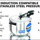 Hawkins Stainless Steel 8 litre Inner Lid Pressure Cooker with Induction Compatible