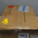 Furologee White Nightstands Set of 2, End Table with Fabric Drawer, Small Side Table for Small Spaces, 2 Tiers Storage Shelves End Table, Bedside Table for Living Room, Bedroom, Dorm