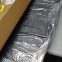 72" H Metal Outdoor Privacy Screen Freestanding Rustproof Louvered Fence Panel for Patio, Garden, Balcony, AC Unit Cover, Trash Can, Modern Decorative Divider