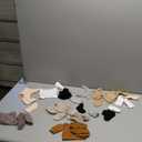 Geyoga 8 Pack Preemie Hats Mittens and Socks Set Cotton No Scratch Mittens Warm Caps Terry Socks for Preemie Baby Nicu Gifts (Black, Gray, White, Linen, Milk Tea, Caramel, Khaki, Apricot)